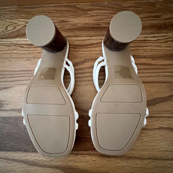 Lauren Conrad Memory Foam White Sandals - Size 5.5 M - New! - Picture 4 of 8
